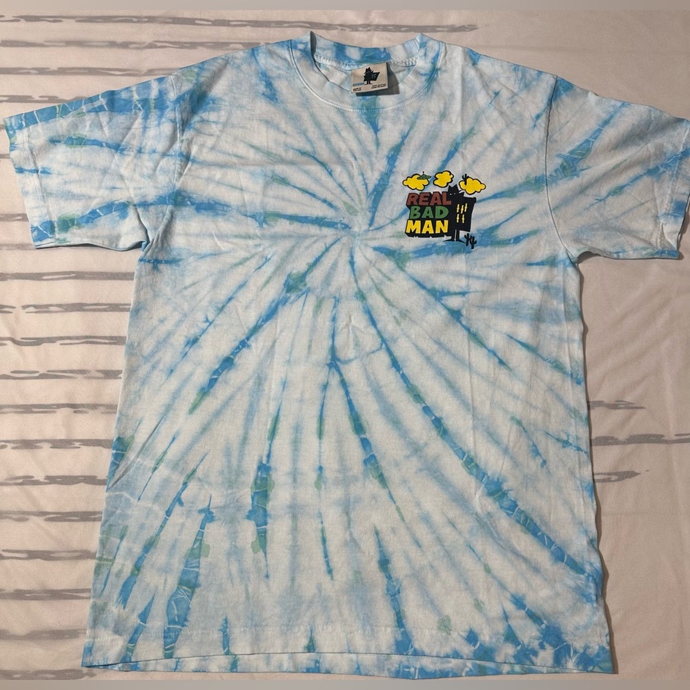 Real Bad Man Tie-Dye T-Shirt Size Medium